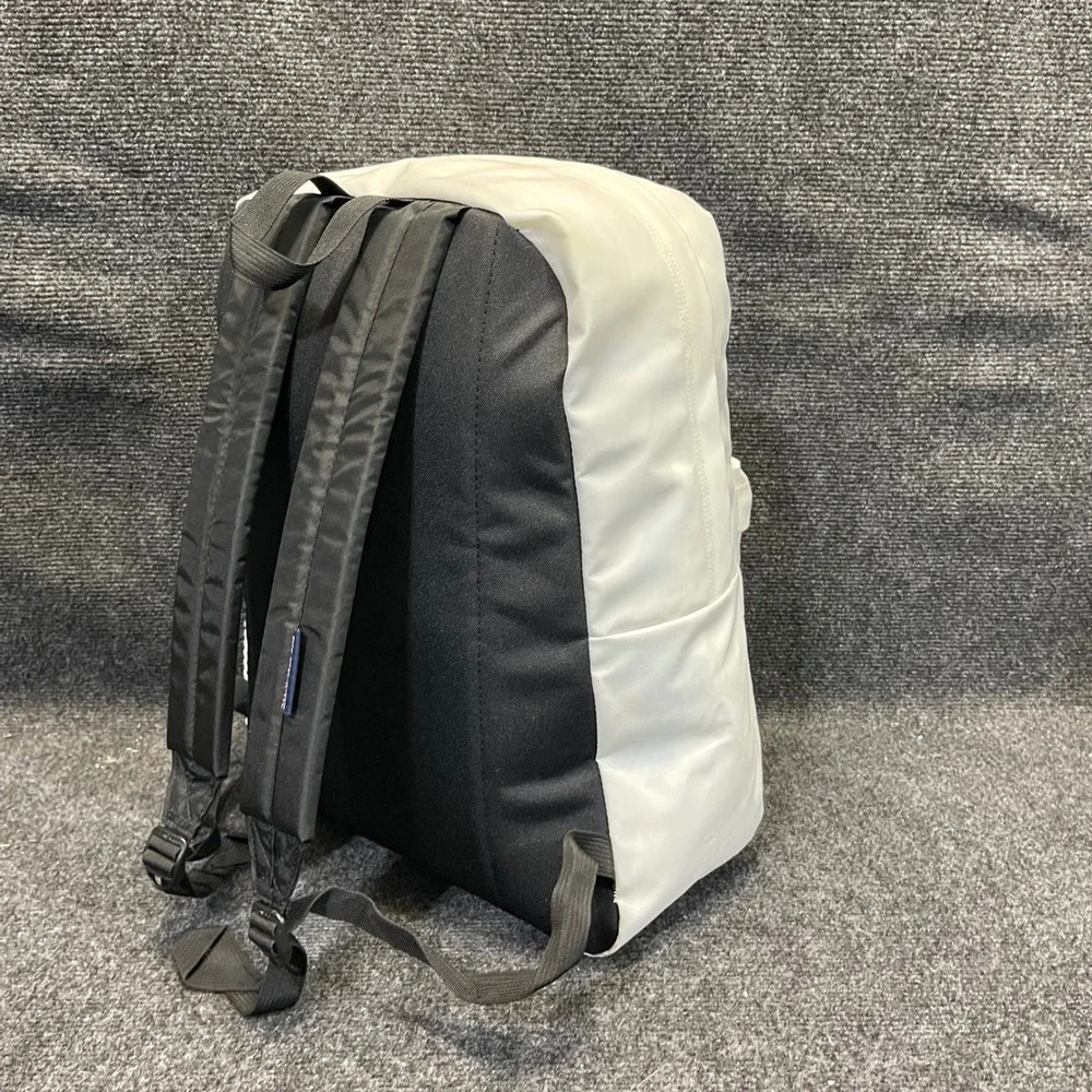 JanSport JS0A3P69 Hyperbreak White Backpack School Travel Bookbag Laptop Bag